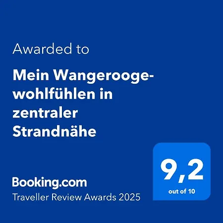 Mein Wangerooge- Wohlfuehlen In Zentraler Strandnaehe Apartment
