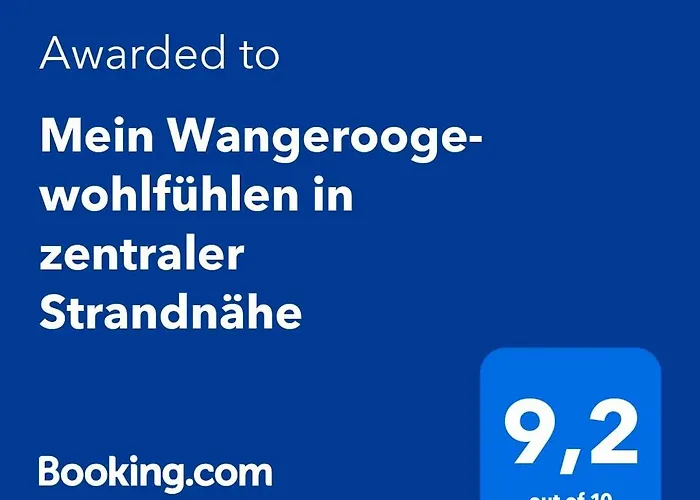 Mein Wangerooge- Wohlfuehlen In Zentraler Strandnaehe Daire